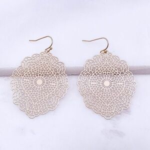 Gold Filigree Earrings